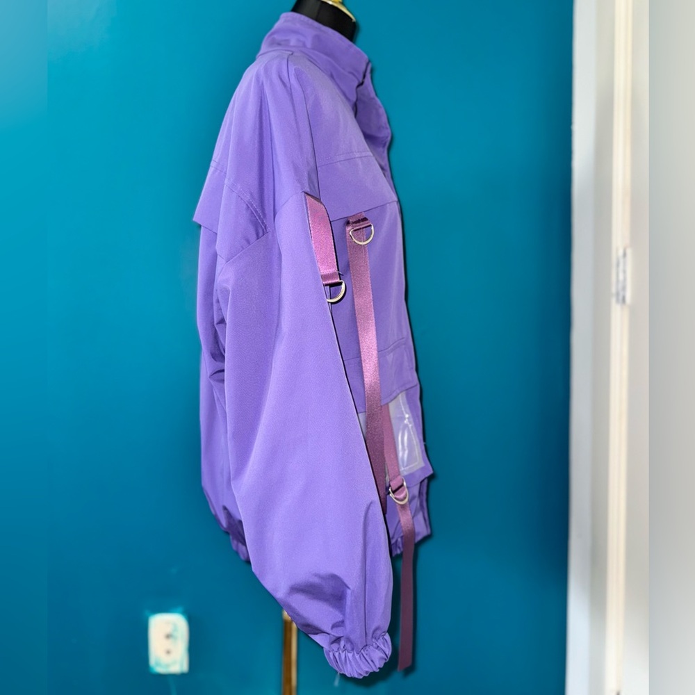 Purple Utility Jacket - Picture 3 of 8